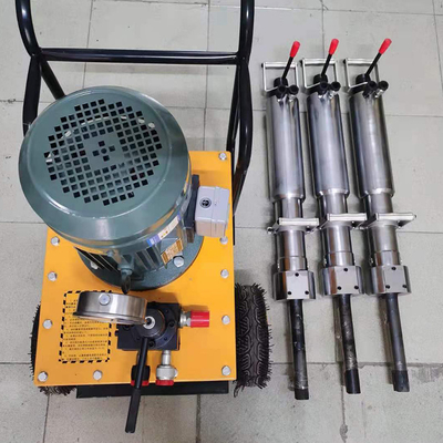 Bauarbeiten Felsspaltung Hochwertige Landschaft Steinspaltmaschine Hydraulik