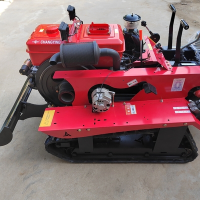 Diesel-Typ Multifunktionaler 35 PS-Crawler-Rotations-Tiller für den Gartenbau