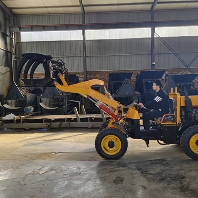 Mini-Traktor-Ladegerät Leichtlader-Rad-Ladegerät mit 0,3m3 Eimer-Kapazität