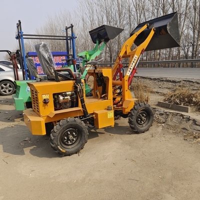 Mini-Traktor-Ladegerät Leichtlader-Rad-Ladegerät mit 0,3m3 Eimer-Kapazität