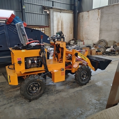 Mini-Traktor-Ladegerät Leichtlader-Rad-Ladegerät mit 0,3m3 Eimer-Kapazität