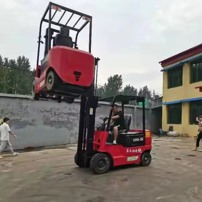 Elektro-Forklift-Teleskop-Palettenstapler mit 1070 mm Forklänge und 125 mm Forkbreite