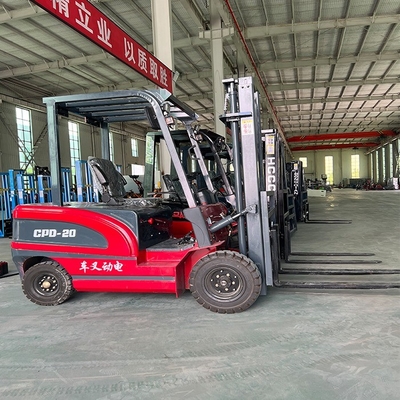Elektro-Forklift-Teleskop-Palettenstapler mit 1070 mm Forklänge und 125 mm Forkbreite