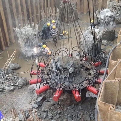 Bagger Hydraulischer Betonbrecher Pfahlschneider für Baustoffwerkstätten 1470 kg