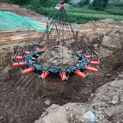 1470 kg Betonpfahlkopfschneider rund Hydraulischer Befocus für Baustoffwerkstätten