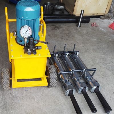 Einfache und sichere Feder-Wegel Splitting mit 200KG AC Motor Hydraulische Felsspalter