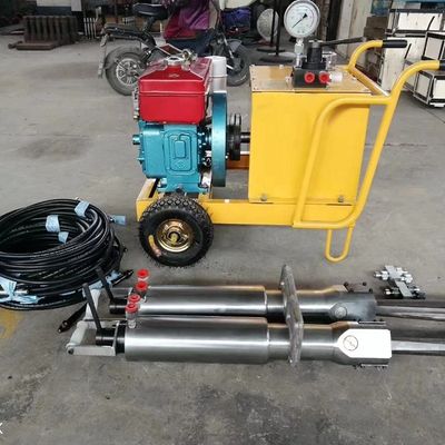 Hydraulischer Ziegelschneider Blocksplitter für das Schneiden von Betonflächenblöcken mit Wechselstrommotor