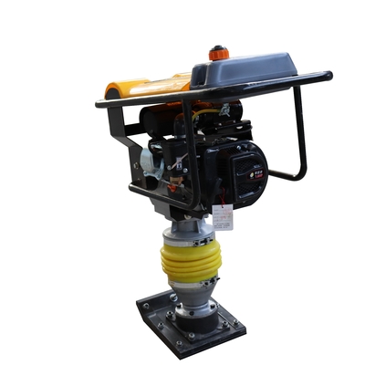 Straßenbau-Tamping-Rammer mit 6,5 PS starkem Benzinmotor und 35 cm Tampingtiefe