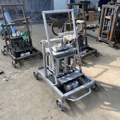 Einfache Bedienung Manuelle Verriegelung Ziegelmaschine Blockmaschine Zementmaschine