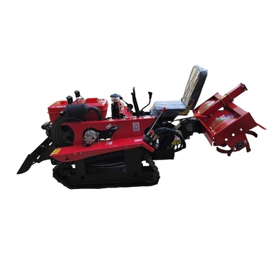Landwirtschaftliche Maschinen und Anlagen Crawler Tiller Rotationsrasentraktor mit Dieselmotor