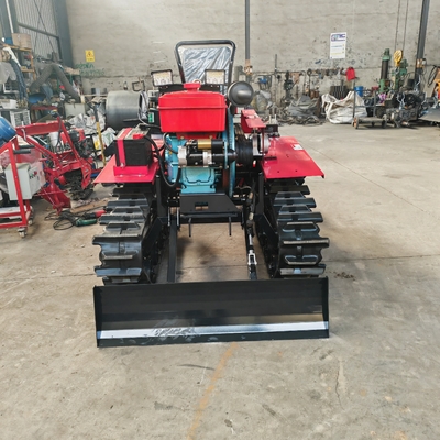 Landwirtschaftliche Maschinen und Anlagen Crawler Tiller Rotationsrasentraktor mit Dieselmotor