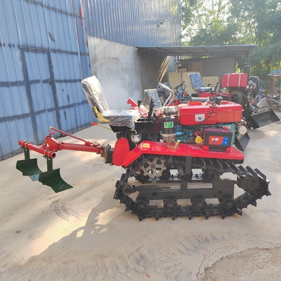 Landwirtschaftliche Maschinen und Anlagen Crawler Tiller Rotationsrasentraktor mit Dieselmotor