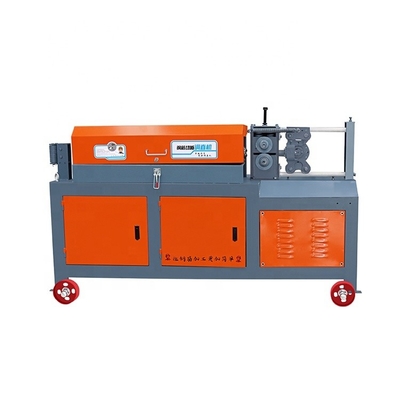 Gelb 650KG kundenspezifische CNC Hydraulische Stahlstange Ausgerichtet und Schneidemaschine