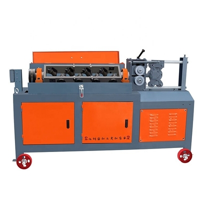 Gelb 650KG kundenspezifische CNC Hydraulische Stahlstange Ausgerichtet und Schneidemaschine
