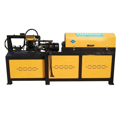 Gelb 650KG kundenspezifische CNC Hydraulische Stahlstange Ausgerichtet und Schneidemaschine