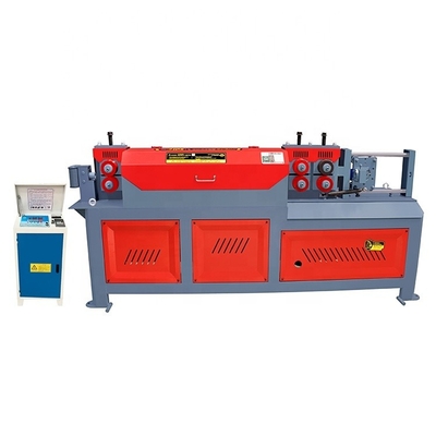 Gelb 650KG kundenspezifische CNC Hydraulische Stahlstange Ausgerichtet und Schneidemaschine