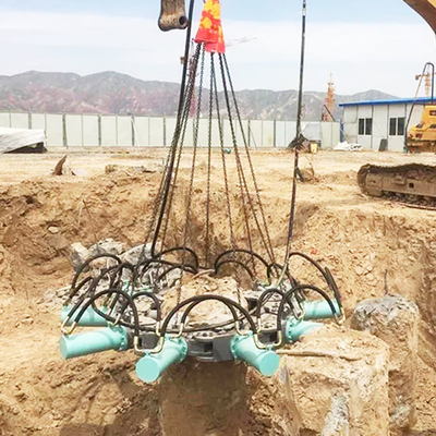 1470 kg Grabenmaschine Silent Hydraulic Rock Pile Hammer für Baustoffgeschäfte