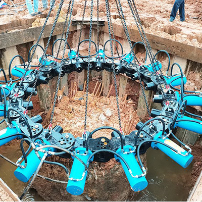Minibagger Brecher Hydraulischer Pfahlhammer 53mm Schiefer für den Bau Bergbau usw.