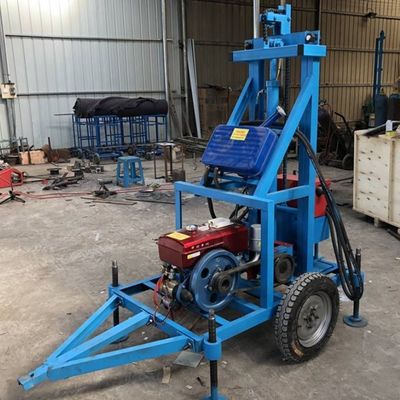 Wettbewerbsfähige Bohrgeräte mit 50 mm Bohrdurchmesser, 100 m 200 m Wasserbohrlochbohrgerät