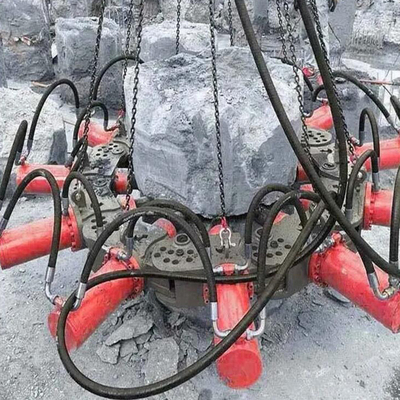 Quad-Cropper für die Pfahl Brechen lassen Verstärkung intakt Keine Risse unterhalb der Schnitt-off-Ebene