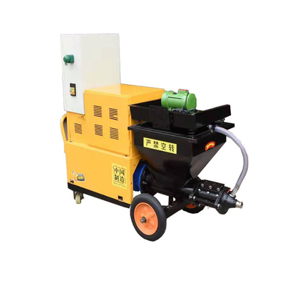 4 kW Motorkraft Diesel-Zement-Mörtel-Sprühmaschine zum Verputzen 1,52*0,68*0.95