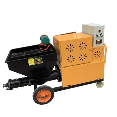 4 kW Motorkraft Diesel-Zement-Mörtel-Sprühmaschine zum Verputzen 1,52*0,68*0.95