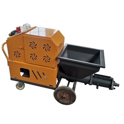 4 kW Motorkraft Diesel-Zement-Mörtel-Sprühmaschine zum Verputzen 1,52*0,68*0.95