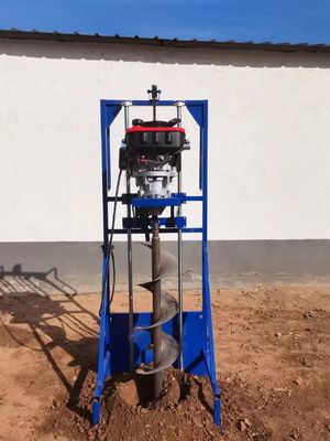 Portable Hole Auger Bohrmaschine Bohrlänge 0,5-2,5 m Max. Drehmoment Null