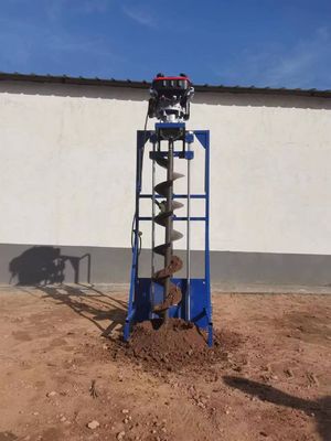 Bohrlänge 0,5-2,5 m 52cc Erdbohrmaschine mit Handbetrieb für vielseitige Landwirtschaft