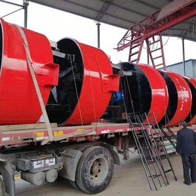 Bauarbeiten 10m3 Hydraulischer Betonmischbehälter mit Drehgeschwindigkeit von 8r/min