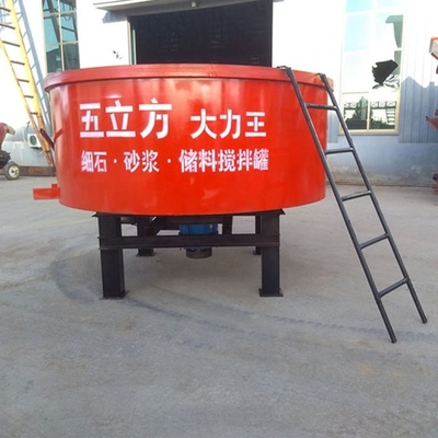 Bauarbeiten 10m3 Hydraulischer Betonmischbehälter mit Drehgeschwindigkeit von 8r/min