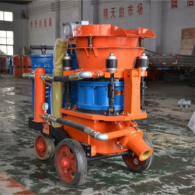 Orange Beton Spray Gunit Schussbetonmaschine Betriebsluftdruck 0,2-0,4MPa