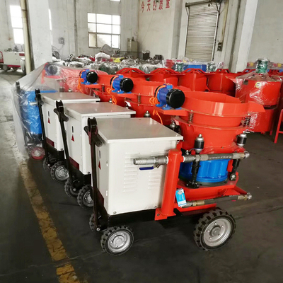 Orange Beton Spray Gunit Schussbetonmaschine Betriebsluftdruck 0,2-0,4MPa