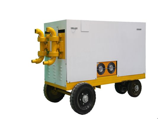 Hochleistungsmotor Kleine hydraulische Doppelkolbenbetonpumpe für feuerfeste Füllung