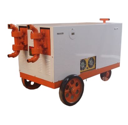 Hochleistungsmotor Kleine hydraulische Doppelkolbenbetonpumpe für feuerfeste Füllung