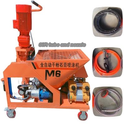 Anwendbare Materialien Gips-M6 Mörtel-Sprühmaschine für die Betonmasse-Sprühmaschine