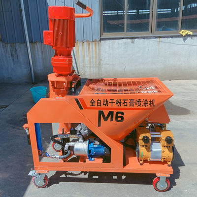 Anwendbare Materialien Gips-M6 Mörtel-Sprühmaschine für die Betonmasse-Sprühmaschine
