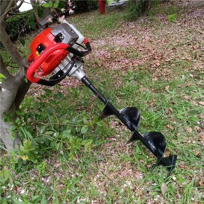 Hochgräberleistung Kleinbauwerkzeuge für Gartengräber Benzin-Erd-Augger-Bohrbohrer 7-80cm