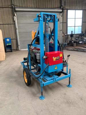 Bohrmaschine für Bohrungen von Wasserbohrungen mit CE-Zertifizierung und Dieselantrieb