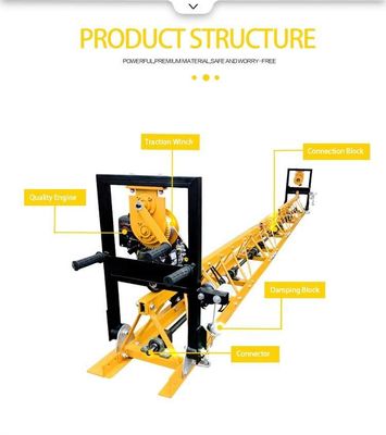 Beton-Vibrationsschrauben mit einem Gewicht von 168 kg und maximaler Geschwindigkeit von bis zu 3600 U/min