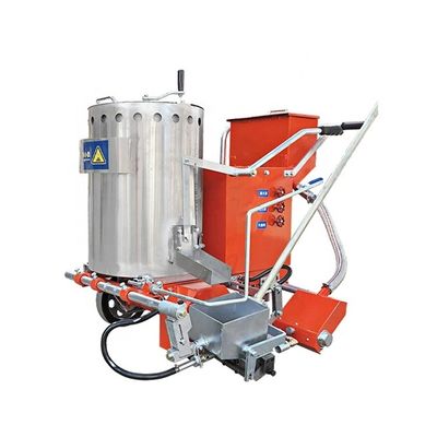 Selbstfahrende Straßenmarkierungsmaschine mit kalten Lackierleitungen und Gasleitungsmotor