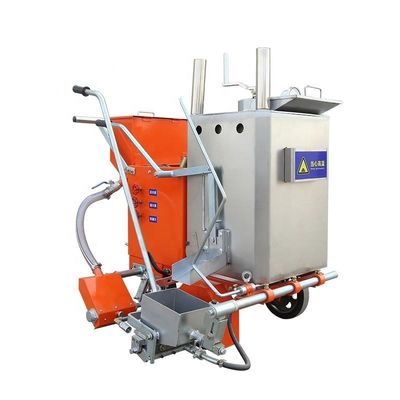 Selbstfahrende Straßenmarkierungsmaschine mit kalten Lackierleitungen und Gasleitungsmotor