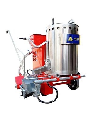 Selbstfahrende Straßenmarkierungsmaschine mit kalten Lackierleitungen und Gasleitungsmotor