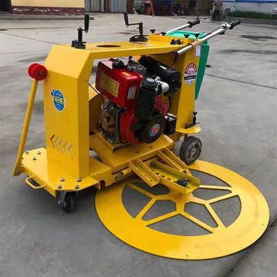 Handschieben Benzin Runde Kanalöffnung Abdeckung Schneidemaschine mit 3600RPM Drehgeschwindigkeit