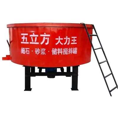 2500*1380mm vertikale mobile Betonmischer mit flachem Mund für das Mischen von Zement-Mörtel-Pannen