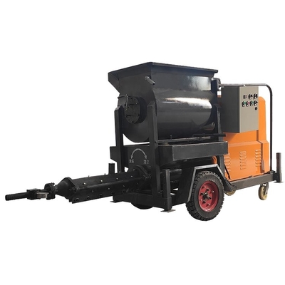Einfache Wartung Großpartikel Beton-Mobilmixer mit Betonpumpe