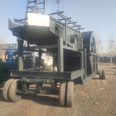 Stone 2 Schicht Sand-Screening-Maschine für den Battlefield mobile Anlage Betriebsprinzip