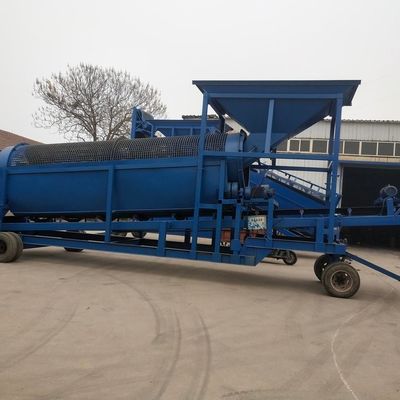 Professionelle mobile Silikonsand-Screening-Ausrüstung mit einer Kapazität von 1800 KG