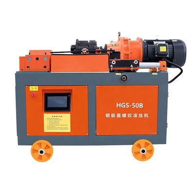 HGS40 330mm Hydraulic Automatic Rebar Cold Thread Rolling Machine für Eisenbahnspitzen