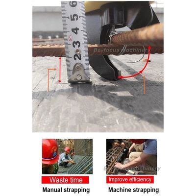 12V 4500mAh Elektro-Rebar Tier Bindungsgewehr mit 2 Stück Batterie und 1 Stück Bindedraht-Kit